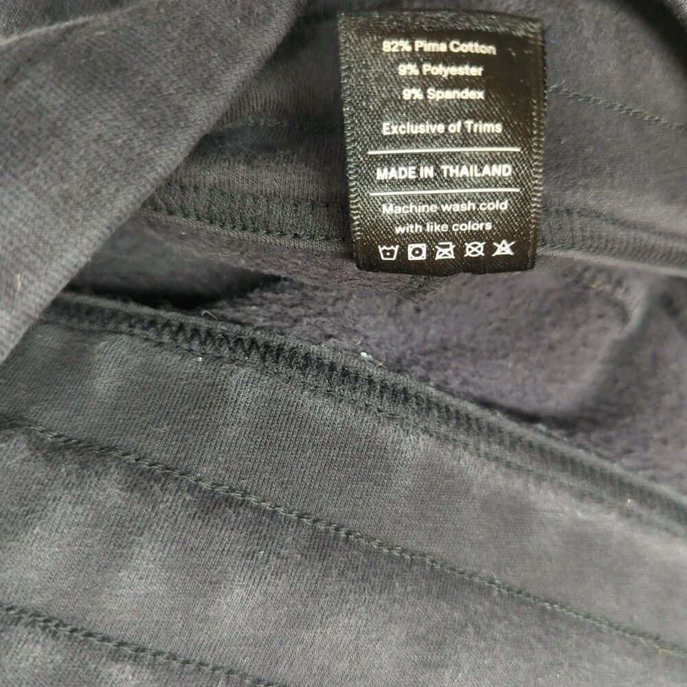 Public Rec Jogger Pima Cotton Blend Sweatpants Faded Black Womens 26/26 XS - Picture 10 of 10